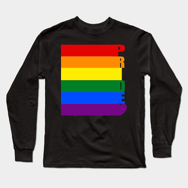 Gay Pride Long Sleeve T-Shirt by Dojaja